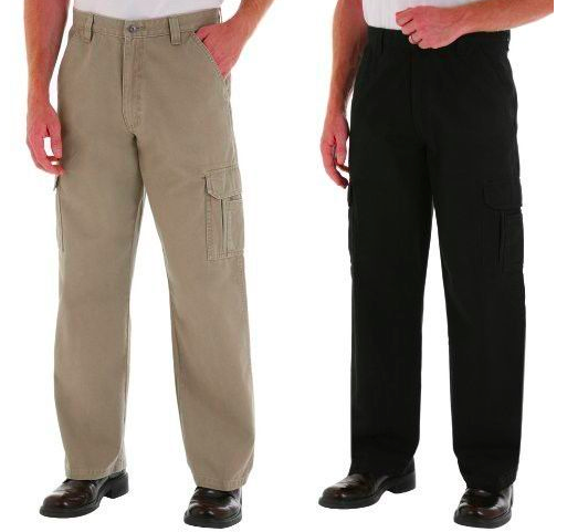 Wrangler Men's Loose Fit Twill Cargo Pants Only $5.98 Shipped
