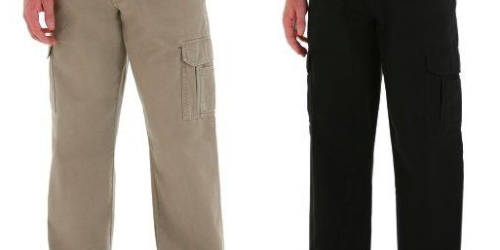 Wrangler Men’s Loose Fit Twill Cargo Pants Only $5.98 Shipped