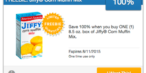 SavingStar: Free Jiffy Corn Muffin Mix