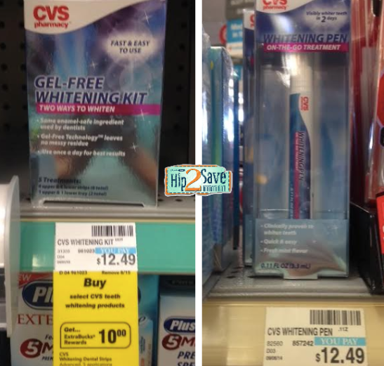 CVS Teeth Whitening Kit OR Whitening Pen Only 2.49 Regularly 12.49