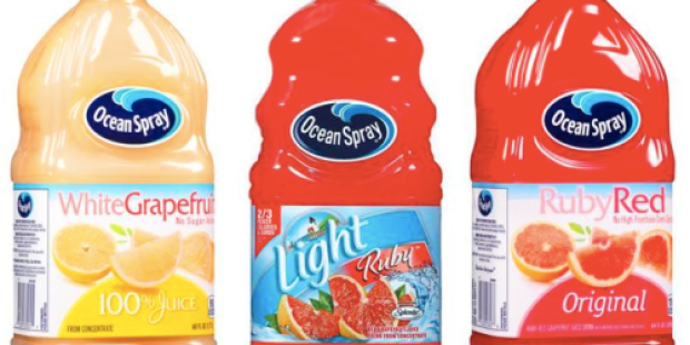 New $1/1 Ocean Spray Grapefruit Juice Drink Coupon