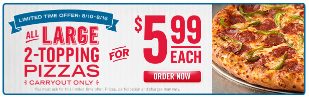 Domino's pizza offers deals