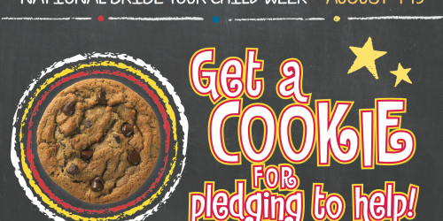 Great American Cookies: Pledge to Complete a Task = FREE Chocolate Chip Cookie (Thru 8/15)