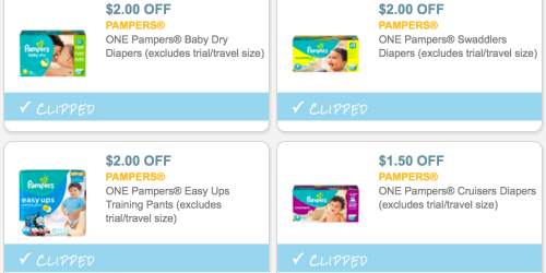 *FIVE* Pampers Diapers or Training Pants Coupons = Jumbo Pack Diapers Only $4.66 Each at CVS