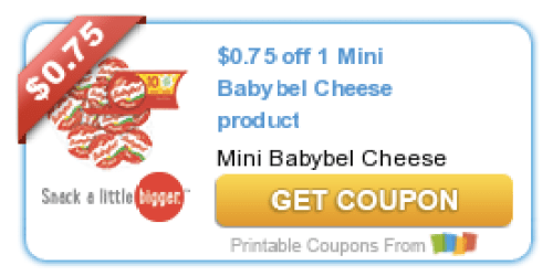 *NEW* $0.75/1 Mini Babybel Cheese Product Coupon