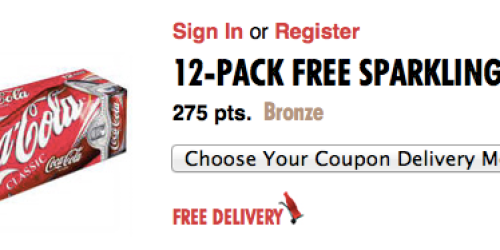 My Coke Rewards: FREE 12-Pack Coupon 275 Points
