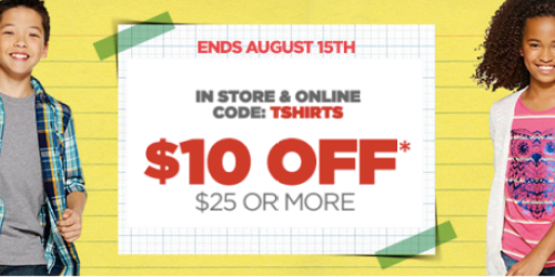 JCPenney: *NEW* $10 Off $25 Purchase Coupon Including Sale & Clearance Items