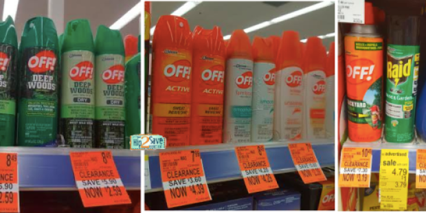 Walgreens Clearance Finds: HUGE Savings on Off! Insect Repellents, Raid Bug Barrier & More