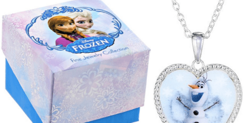 Amazon: Disney Girls’ Frozen Sterling Silver-Plated Olaf Pendant Necklace Only $3.49 (Reg. $20)