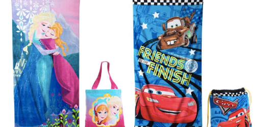 Kohl’s Cardholders: Disney Beach Towel AND Bag Set ONLY $5.59 Shipped (Frozen, Cars & More!)