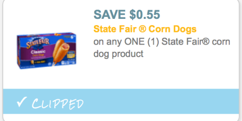 Rare $0.55/1 State Fair Corn Dogs Coupon = 2-Count Corn Dogs Only $0.44 Each at Dollar Tree