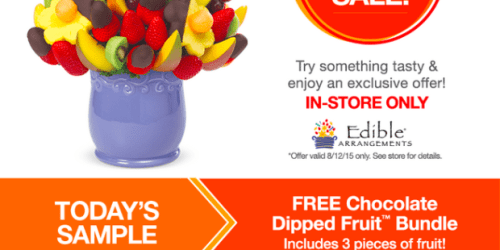 Edible Arrangements: Free 3-Piece Chocolate Dipped Fruit Bundle + More (Today & In Stores Only)