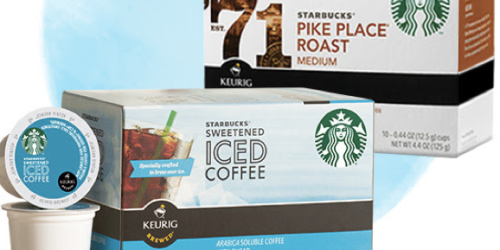 Starbucks Rewards Members: High Value $1.50/1 Starbucks K-Cup Pods Coupon (Check Email)