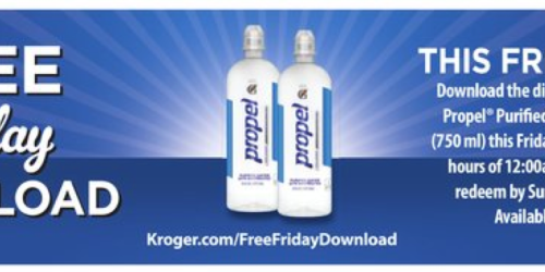 Kroger & Affiliates: FREE Propel Purified Water with Electrolytes (Download eCoupon Today Only)