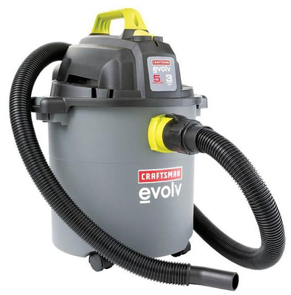 Sears.com: Craftsman Evolv 5 Gallon Wet/Dry Vac ONLY $29.99 (Reg