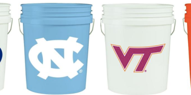 Home Depot: Select 5 Gallon Buckets WITH College Team Logos ONLY $2.94 (Use them to Create Gifts)