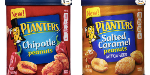 Amazon: EIGHT Planters Peanuts 6-oz Canisters in Chipotle Only $8.88 Shipped ($1.11 Each!)