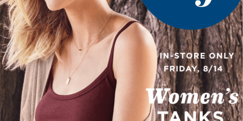 Old Navy Cardholders: $2 Women’s Tanks In-Store (Regularly $8.94 – Today Only) + More