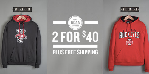 Finish Line: Select NCAA Apparel $20 Each Shipped (Regularly $40) – Hoodies, Sweatshirts AND Sweatpants