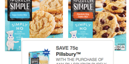 *NEW* $0.75/1 Pillsbury Purely Simple Cake or Cookie Mix Coupon
