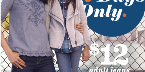 Old Navy: Adult Jeans Only $12 (Reg. $30), Kids Jeans $8 (Reg. $19.50) + More (Today Only!)