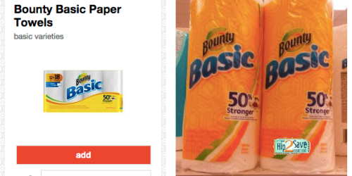 Target: Bounty Paper Towels Roll Only 37¢