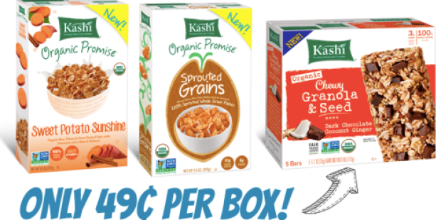 Target: Kashi Organic Cereals AND Chewy Granola Bars as Low as Only 49¢ Per Box