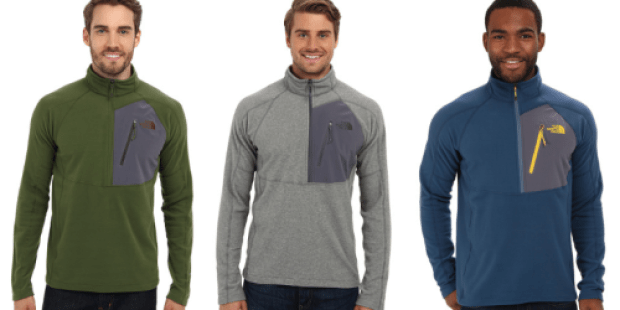 The North Face Tech 100 1/2 Zip Men’s Jackets Only $26 Shipped (Regularly $65!) + More