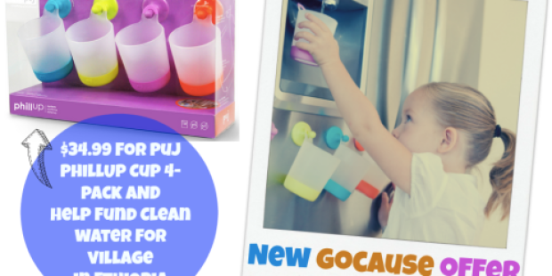 GoCause: $34.99 Gets You 4-Pack of Hanging Kid’s Cups AND Helps Fund Drinking Water in Ethiopia