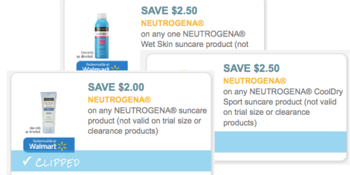 $7 in Neutrogena Suncare Product Coupons (RESET!) = Suncare Products as Low as $3.48 at Target