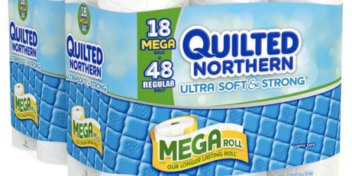 Amazon: 36 MEGA Rolls of Quilted Northern Ultra $16.24 Shipped (Only 17¢ Per Regular Roll)