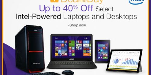 Amazon: 40% Off Laptops, Desktops & Tablets Today Only (Save on Dell, ASUS, Lenovo AND Acer)