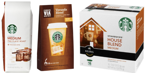 Over $15 in *RESET* Starbucks Coupons = Bagged Coffee Only $4.99 Each at Target