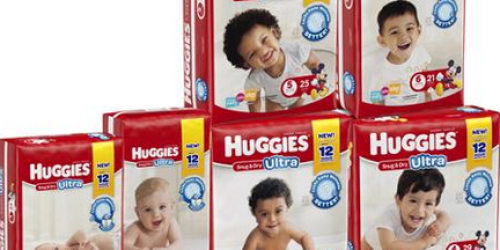 Three High Value Huggies Coupons *RESET* = Huggies Ultra Diapers Just $4.97 Per Pack at Walmart + More