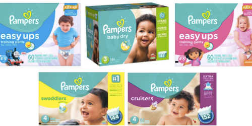 Amazon: $5/1 Pampers Coupon + 20% Off for Amazon Mom = GREAT Buys on Diapers + More