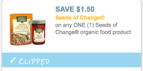 *RESET* $1.50/1 Seeds of Change Organic Food Product Coupon = Rice Only 99¢ at Target & Walmart