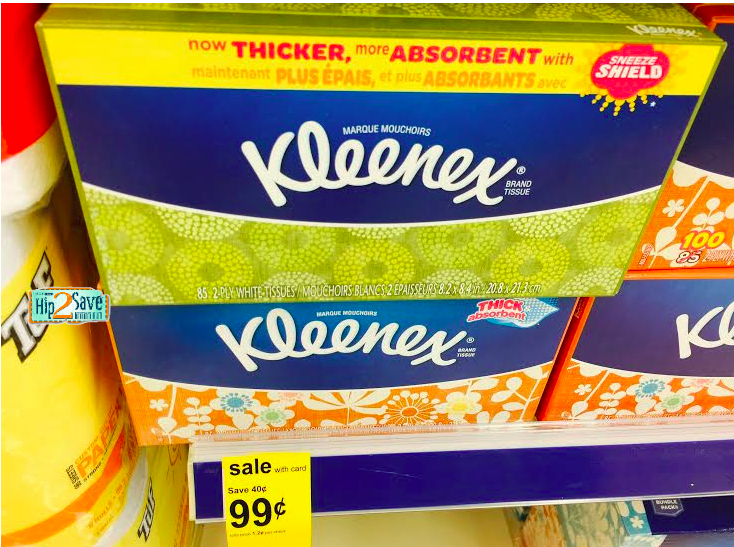 Walgreens Kleenex Boxes ONLY 49¢ Each