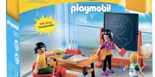 Amazon: PLAYMOBIL Carrying Case School Playset Only $4.98 (Reg. $12.99)