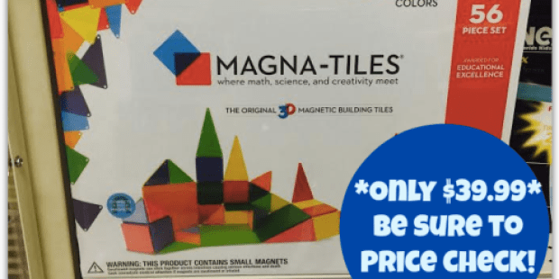Possible Target Clearance Find: Magna-Tiles 56 Piece Set ONLY $39.99 (Regularly $79.99)