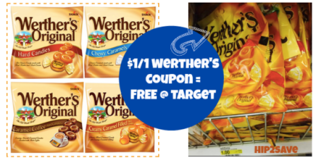 New $1/1 ANY Werther’s Original Caramels Coupon (No Size Limits) = FREE at Target