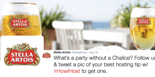 FREE Stella Artois Chalice (Via Twitter)