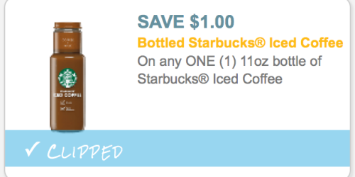 *NEW* $1/1 Starbucks Iced Coffee Coupon = Free Starbucks Iced Coffee at Target, Walgreens, & CVS