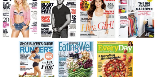 Weekend Magazine Sale: Save on Shape, Men’s Fitness, Eating Well, Everyday W/ Rachael Ray & More