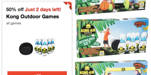 Target: 50% Off Kong Outdoor Games Cartwheel Offer = Giant Backyard Sport Sets Only $14.99