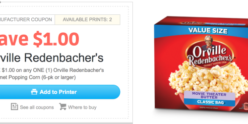 $1/1 Orville Redenbacher’s Popping Corn Coupon