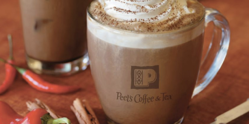 Peet’s Coffee & Tea: FREE Small Mayan Mocha or Pumpkin Beverage with Select Food Purchase
