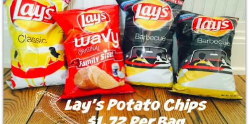 Walgreens: Lay’s Potato Chips Only $1.72 Per Bag, Huggies Baby Wipes 30¢ & More (Today Only!)