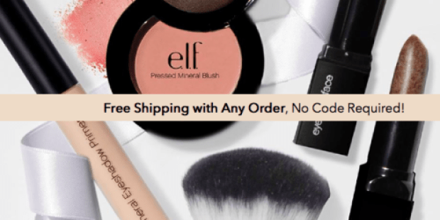 e.l.f. Cosmetics: FREE Shipping on ANY Order = Cosmetics AND Brushes ONLY $1 Each Shipped