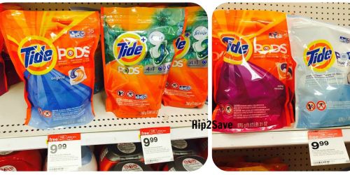 5 High Value Tide Coupons RESET = Tide Pods 35-Count Bags Almost 50% Off at Target