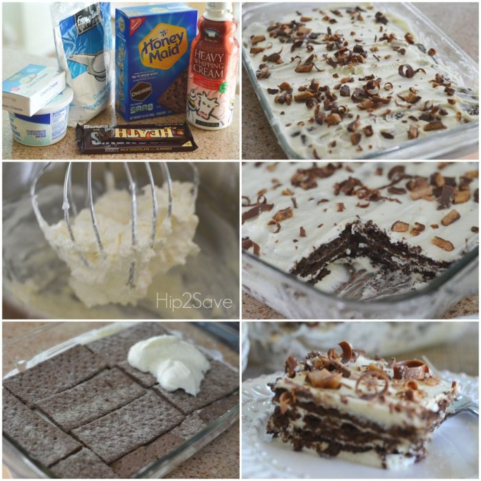 Try This Yummy & Easy No-Bake Chocolate Cake Using Chocolate Graham Crackers Hip2Save.com